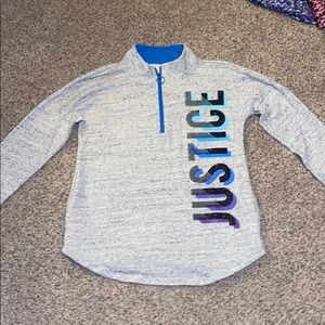 💙Justice Active Quarter Zip Jacket💜